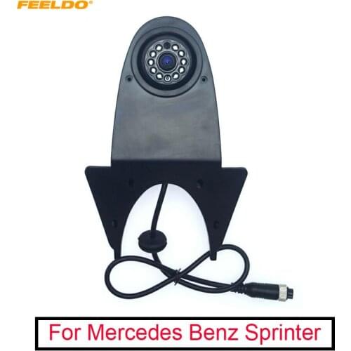 FEELDO Car CCD Brake Light Rear View Camera With IR Light For Mercedes Benz Sprinter Volkswagen Crafter Backup Camera #5811