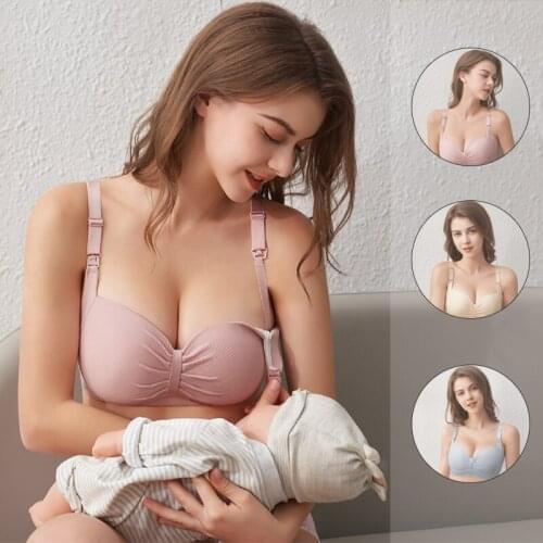 Nursing Bra Maternity Clothes For Pregnant Women Pregnancy Maternity Bra Breastfeeding Lactation Maternal Underwear Things Bras