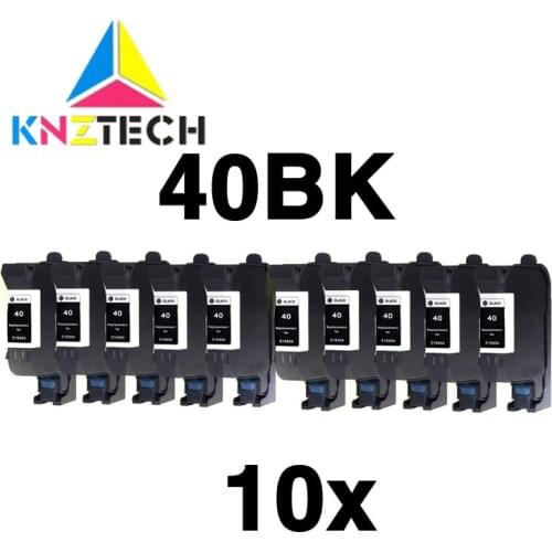 10x Black 51640A Ink Cartridges Compatible For HP40 40 Designjet 488CA 650c 1200C 230 250c 330 350c 430 Printer