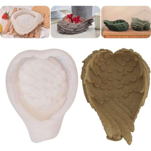 DIY Epoxy Mold Wing Storage Box Tray Dish Plate Plate Pendant Jewelry Dish Making Casting for Home Silicone Mould Kitchen tool