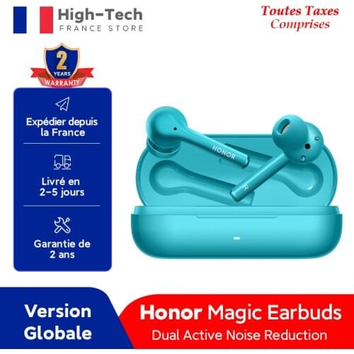 Global Version Honor Magic Earbuds Wireless Earphone TWS Three Microphone Noise Reduction Bluetooth 5.0 Touch Sensor Earphone