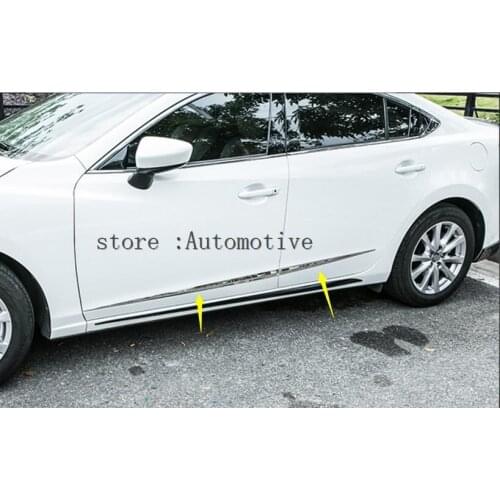 Stainless Steel Side Door Body Molding Cover Trim For Mazda 6 M6 ATENZA 2014 2015 2016 2017 2018 Car Accessories