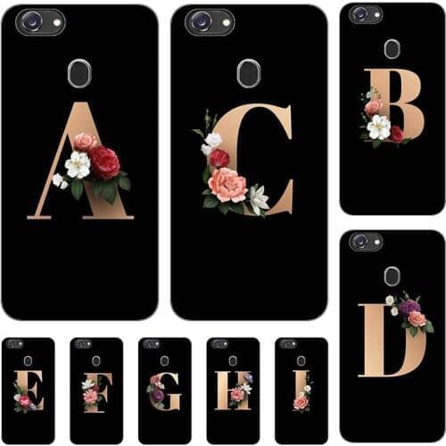 For OPPO R15 Pro R 15 Case Cute Lovely Cartoon Pattern Flower Black Letters Soft Silicone Back Cover