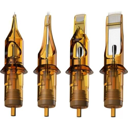 10PCS Tattoo Cartridge Needles Permanent Makeup Tattoo Machine Kit 3RL/5RL Mix Eyebrow Needle RL/RS/RM/M1 1/3/5/7/9/11/14RL 3/5R