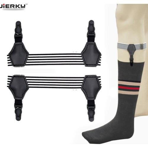 Sock Garters Mans Soxs Stays Holder Gentleman Leg Suspenders Shirt Braces Elastic Uniform Business strap Shirt Garters 1pair