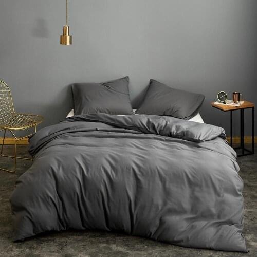Bonenjoy 1 pc Comforter Cover King Size Solid Color Plain housse de couette Queen Size Duvet Cover200*220(Pillowcase need order)