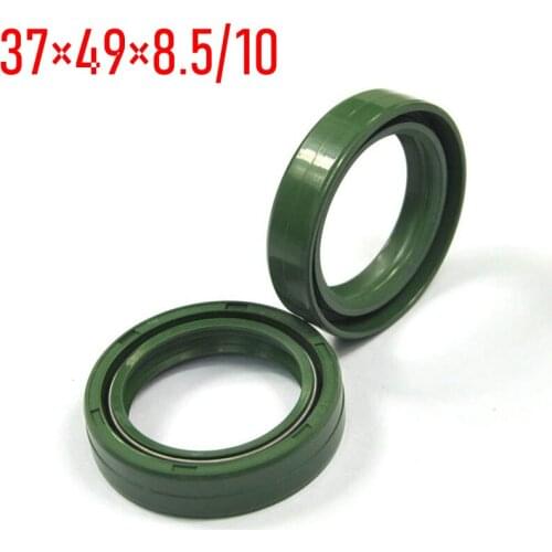 37*49*8.5/10 Motorcycle Front Fork Damper Oil Seals for Yamaha RZ500 XJ900R Kawasaki ZL600 ZX600 ZX750 GPZ750 ZX1100 GPZ1100