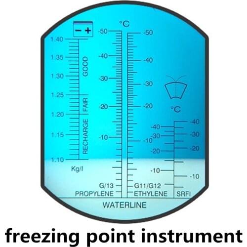 Portable Freezing Point Measuring Instrument Meter Tester Handheld Refractometer