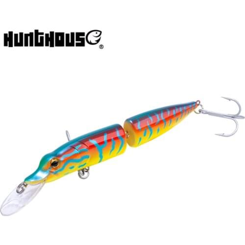 Hunthouse pike fishing wobber muskies lures minnow fishing lure hard jointed bait swimbait 12cm/16cm 15.5/32g winter fishing