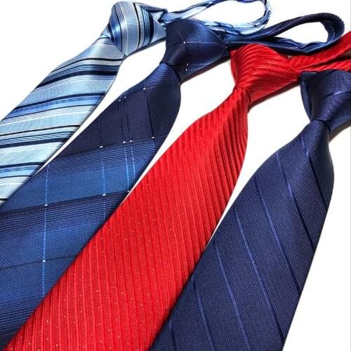 Q Wedding Decor Men Business Formal Wedding Tie Fashion Ties Solid Color Stripe Shirt Dress Accessories Neckwear Luxury Classic