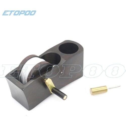 Hand-operated ink scribe Mini DIY woodworking tools ebony ink bucket marking tool