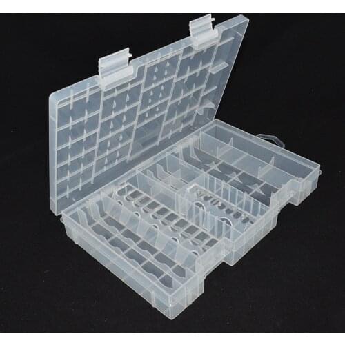 Waterproof Plastic Batteries Container Bag Case AA &AAA Battery Storage Box Organizer Box Case Battery Storage Pouch