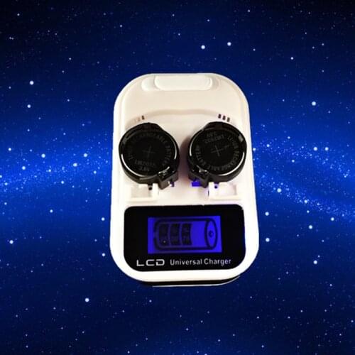 High-quality USB interface charger, rechargeable ML2032 LIR2032 LIR2025 LIR2016 3.6V button battery , LED rechargeable display