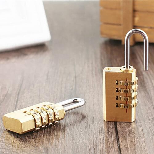 Password Locks Copper Cipher Lock Bags Secret Code Gym Dedicated Travel Outdoor Tent Cabinet Drawer Metal Padlock High Quality