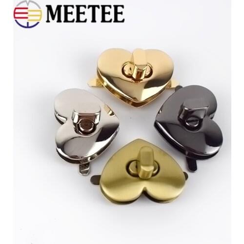 2/4pcs Female Handbag Metal Locks Bag Twist Turn Lock For DIY Replacement Bag Purse Snap Clasp Closure Hardware Accessories