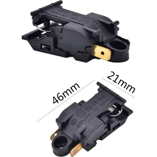 Brand new hot sale electric kettle thermostat switch 2 pin terminal kitchen electrical parts 46x21mm2pcs 13A