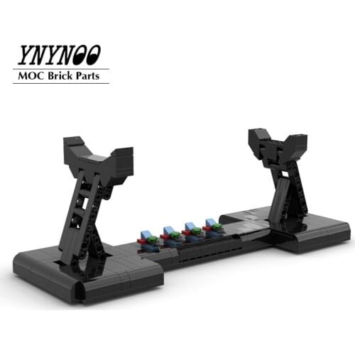 298PCS Parts MOC - Andromeda Stand Building Blocks Bricks Model fit for Space Battleship Andromeda Display Designed by apenello