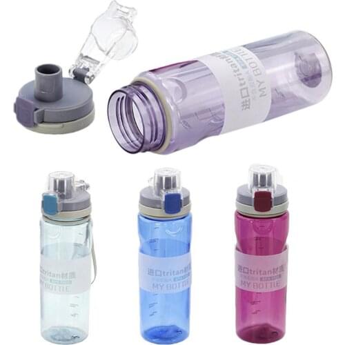 550ml Water Cup Clear Scale Rotary Switch PC Sport Portable Water Bottle for Travel Water Cup Outdoor Cold Juice Water Sport Cup
