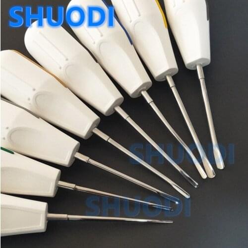 8 pcs Tooth Extracting Forcep Teeth Extracting Elevator Dental Extraction Root Minimally Invasive Tooth Extracting Forcep Set