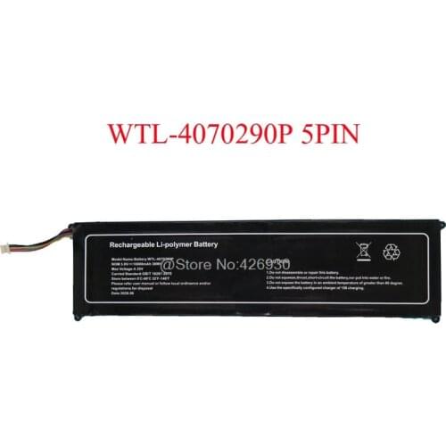 Laptop Battery For YEPO 737T6 15.6 WTL-4070290P 3.8V 10000mAh 38WH 5PIN and WTL-4070290 7.6V 5000mAh 38WH 10PIN new
