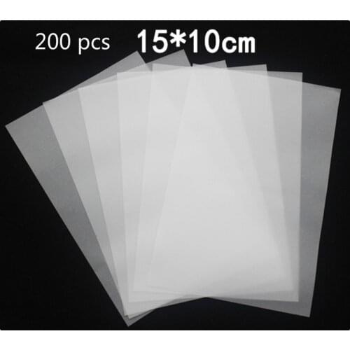 15x10cm 200pcs Tracing Painting Clear Paper for Rubber Stamp Copy Drawing Printing Acid Transfer Paper Art Craft Supplies