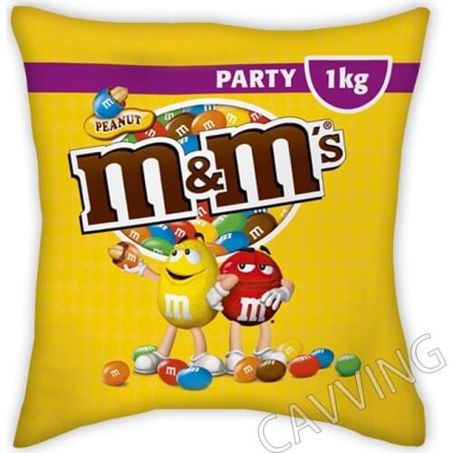 Candy Snack Bag Chocolate Sauce 3D Printed Polyester Decorative Pillowcases Throw Pillow Cover Square Zipper Pillow Cases F02