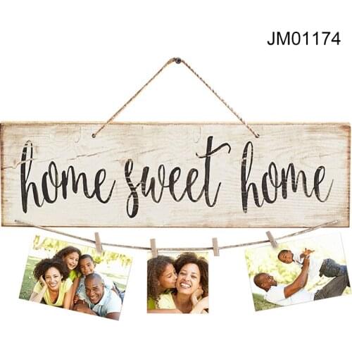Photo Decoration Frame Wooden Wall Clip Wedding Supplies Photo Clip Handicraft Ornaments Picture Frame JDH88