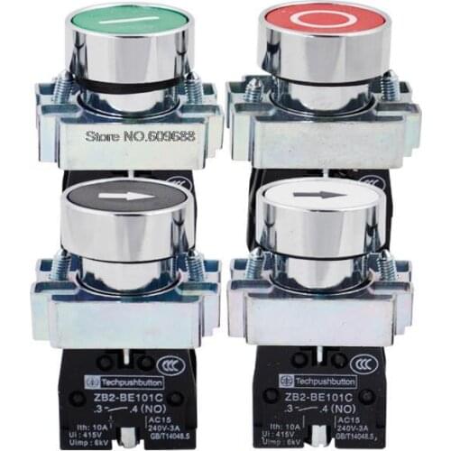 Pushbutton Switches XB2-BA3341/3351/4322/5342,Even Button Spring Return With Symbol Logo