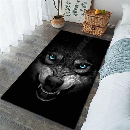 Wolf Area Rug 3D All Over Printed Non-slip Mat Dining Room Living Room Soft Bedroom Carpet 02