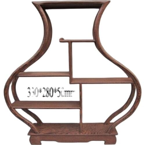 Pretty wood Stand /SHELF For Netsuke / Snuff Bottles Or Curios