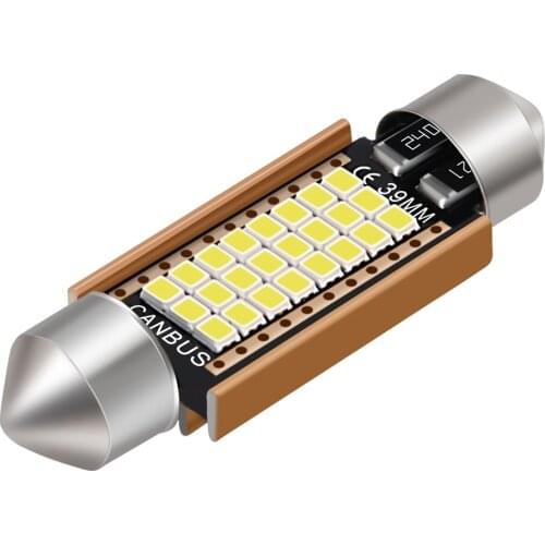 New Festoon 31mm 36mm 39mm 41mm LED Bulb C5W C10W Super Bright Car Dome Light Canbus No Error Auto Interior Reading Lamps White