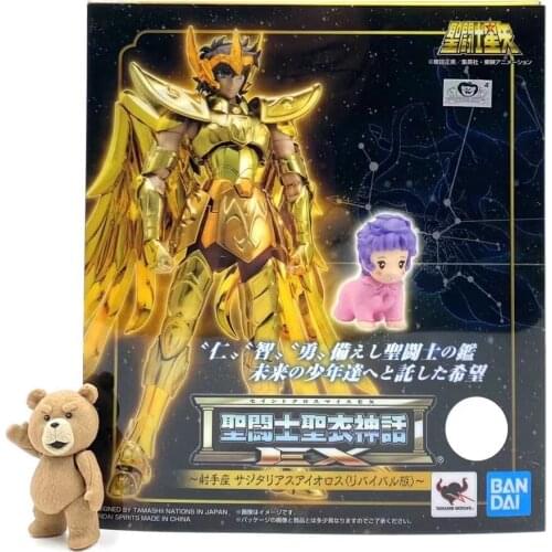 New Model toys Saint Seiya Cloth Myth Gold Revival Sagittarius Aiolos Baby Athena Action Figure toy Bandai collector