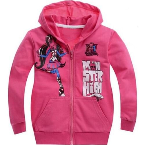 New 2016,autumn,winter clothing,monster fashion girls clothes,baby,children hoodies,children girl outerwear