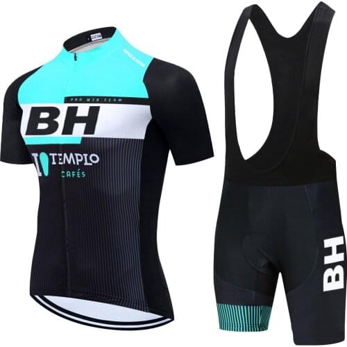 New 2021 Spain Cycling BH TEAM Jersey Sportswear Bike Shorts Suit MTB Ropa Ciclismo BICYCLING Maillot Culotte Clothing 20D