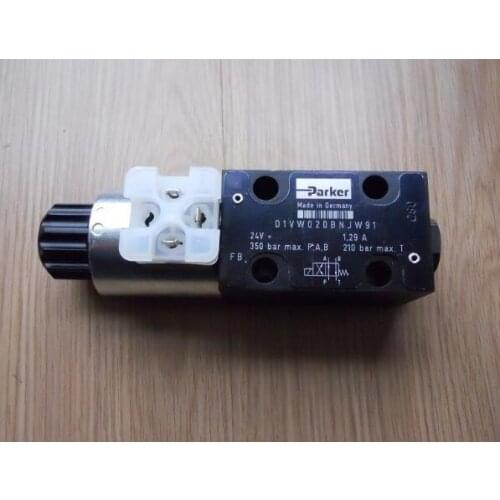 Parker Hydraulic solenoid valve D1VW020BNJW91 24VDC 350bar 1.29A max.P.A.B 210bar max.T D 1 V W 0 2 0 B N J W 9 1 Made by Parker