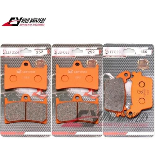 Motorcycle Front Rear Brake Pads For Yamaha YZF R6 2003-2015 R1 2004-2006 FZ6 FZ8 FZ1 Fazer FZS 1000 MT-07 MT-09 mt07 mt09