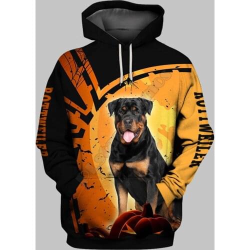 Rottweiler 3D Hoodies Printed Pullover Men For Women Funny Sweatshirts Fshion Christmas Sweater Drop Shipping 06
