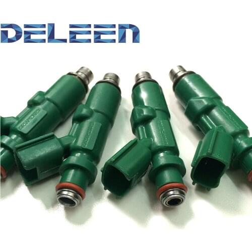 Deleen 4x 2325021010 23250-21010 Fuel Injector Toyota Yaris 2003 106605-83 Car Accessories