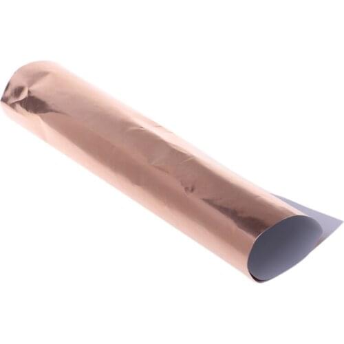 1PC Guitar Copper Foil Tape EMI Shielding Single Conductive Adhesive Sheet
