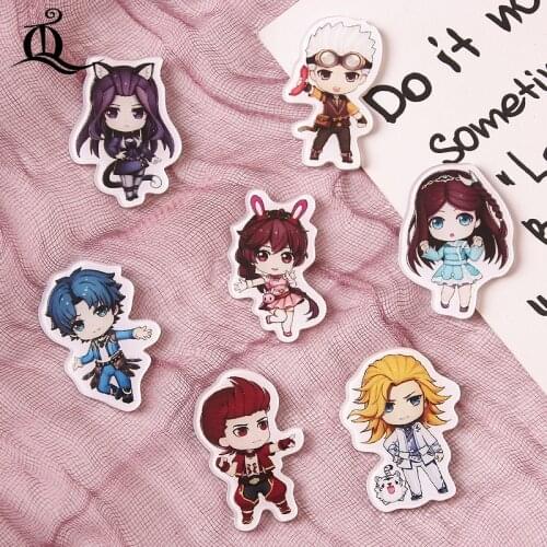 1pcs Douro mainland cartoon badge Kawaii Icon Badge Bacges on Backpack Badges for Clothing Acrylic Badges Z92