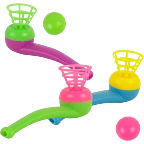 10 PCS Floating Ball Game Kids Gift Toys Kids Party Favor Blow Pipe Balls Toy Party Bag Fillers Party Game birthday Christmas