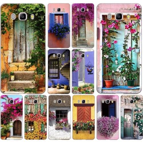 169FG House With Flowers At Windows Soft Silicone Tpu Cover phone Case for Samsung j3 j5 j7 2016 2017 j330 j2 j6 Plus 2018