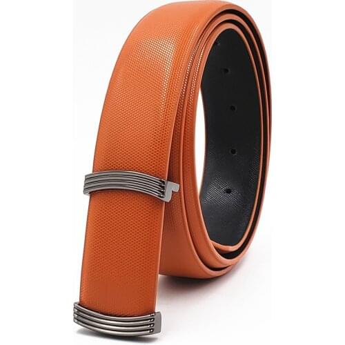 2019 Brand Designer Belts for Women Men Luxury Smooth Buckle Strap High Quality Genuine Leather Belt Cowskin Fashion Waist Belt