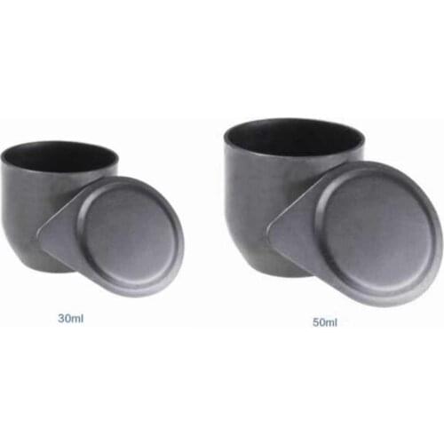 30ml 50ml Iron Crucible With Lid Laboratory Chemistry Melting Cast