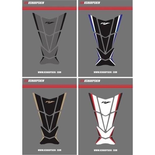 3D ADESIVI Sticker Decal Emblem Protection Tank Pad Cas Cap Fit FOR YAMAHA R1
