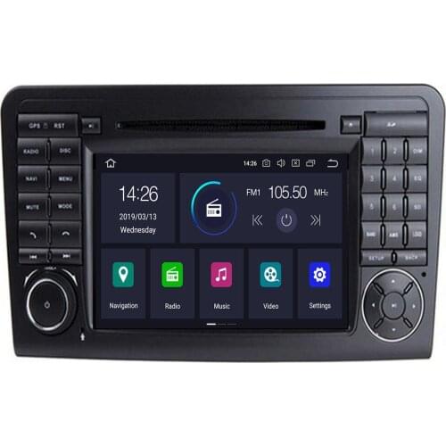 IPS 2 din Android 10 Car multimedia DVD GPS navigation For Mercedes Benz ML GL CLASS W164 ML350 ML500 GL320 radio FM stereo RDS