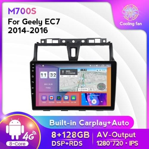 Android10 4G RAM 64G ROM Car radio gps cassette for Geely Emgrand EC7 2014 2015 2016 with IPS DSP wifi 4G LTE