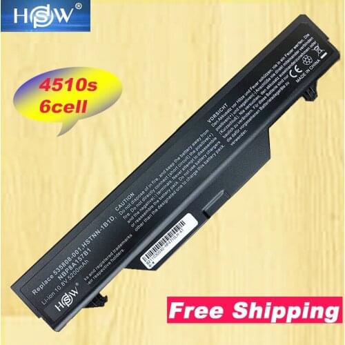 HSW 6cell Laptop Battery For HP NBP6A156 NBP6A156B1 NBP8A157B1 ProBook 4510s 4510s/CT 4515s 4515s/CT 4710s 4710s/CT ZZ06