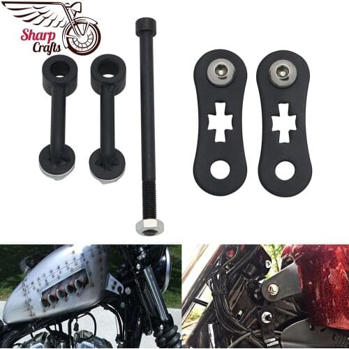 Motorcycle Oil Gas Fuel Tank Lift Kits Riser Higher Extension Bracket For Harley Dyna and XL883 XL1200 X72 Forty Eight 48 Models