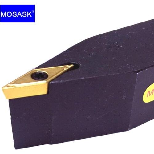 MOSASK SVVCN Adapter SVVCN1616H11 Boring Bar Machining Cutter VCMT Carbide Inserts CNC Lathe External Turning Tools